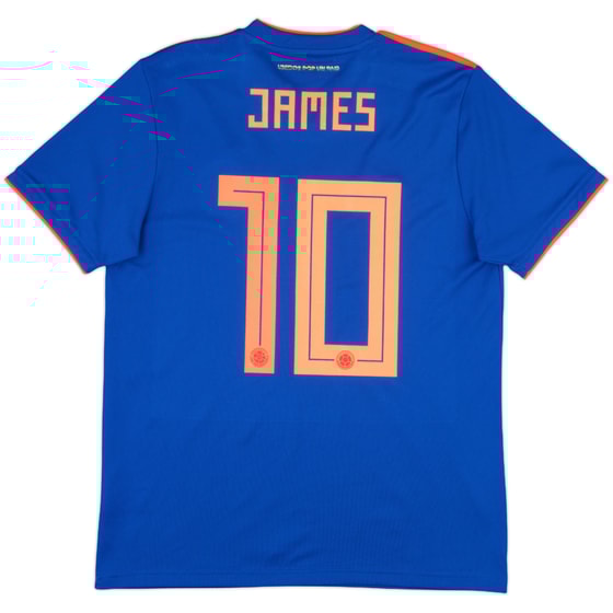 2018-19 Colombia Away Shirt James #10 - 7/10 - (M)