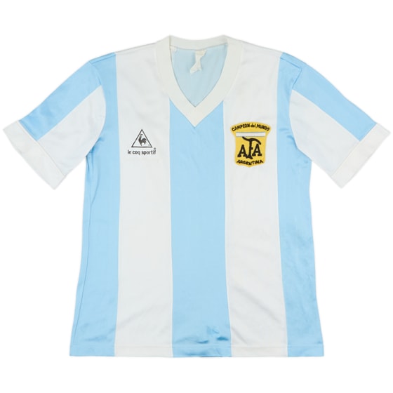 1980-82 Argentina 'Campeon del Mundo' Home Shirt - 8/10 - (M)