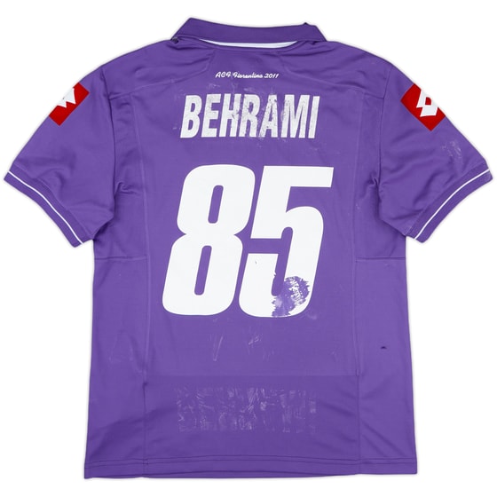 2011-12 Fiorentina Home Shirt Behrami #85 - 5/10 - (M)