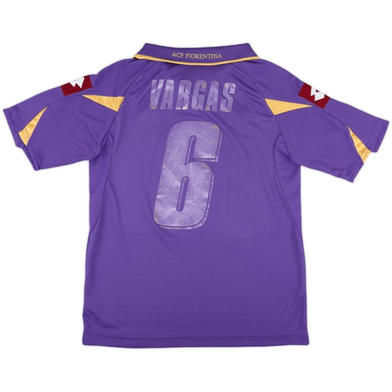 2010-11 Fiorentina Home Shirt Vargas #6 - 4/10 - (M)