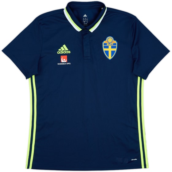 2016-17 Sweden adidas Polo Shirt - 8/10 - (L)