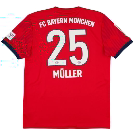 2018-19 Bayern Munich Home Shirt Muller #25 - 8/10 - (M)