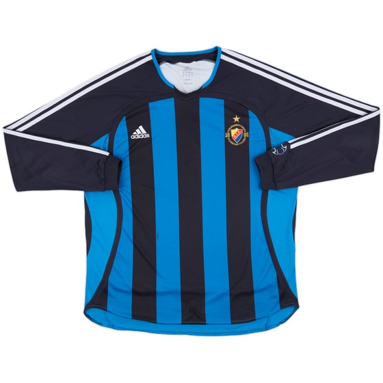 2006-07 Djurgardens Home L/S Shirt - 7/10 - (XL)