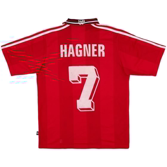 1996-97 Stuttgart Away Shirt Hagner #7 - 6/10 - (XL.Boys)