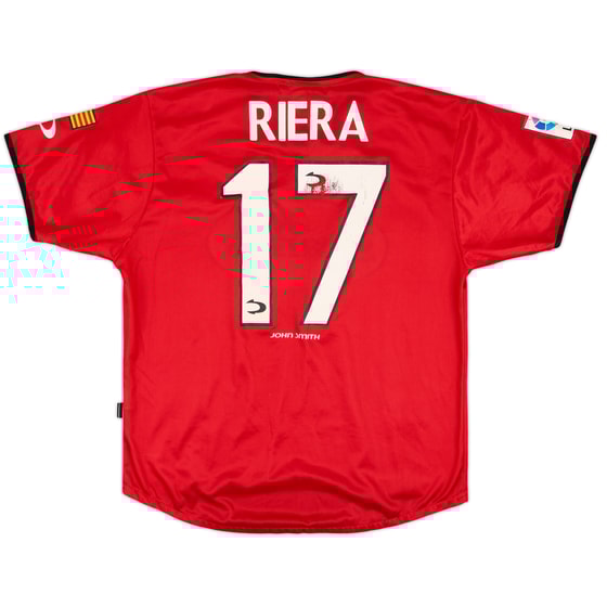 2000-01 Mallorca Home Shirt Riera #17 - 5/10 - (S)