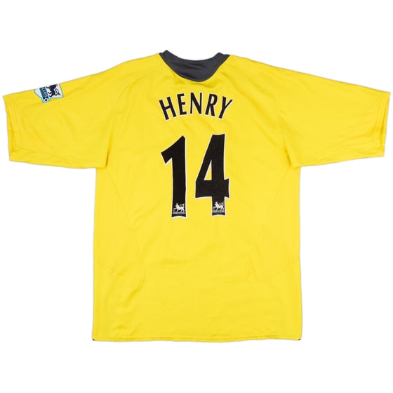 2005-06 Arsenal Away Shirt Henry #14 - 9/10 - (L)