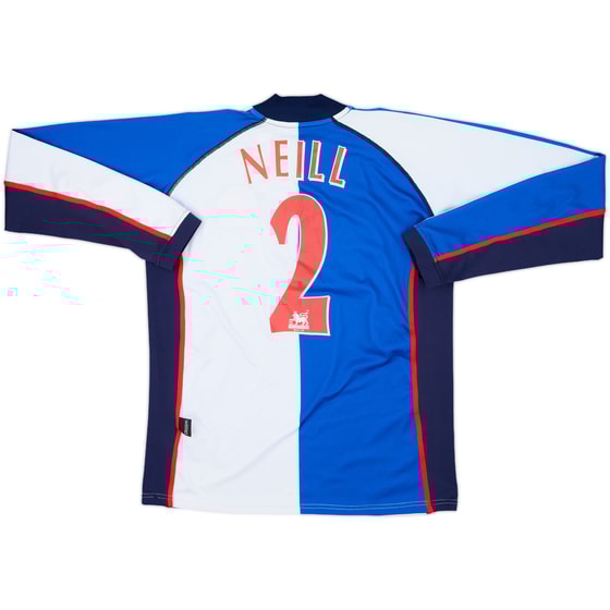 2002-03 Blackburn Home L/S Shirt Neill#2 - 7/10 - (S)