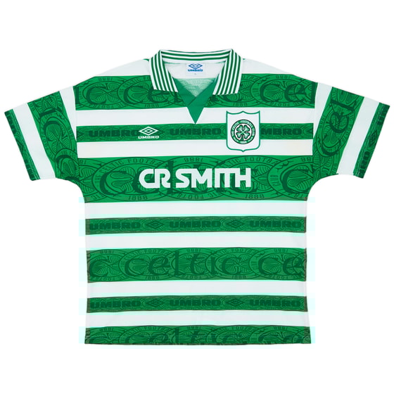1995-97 Celtic Home Shirt - 8/10 - (XL)