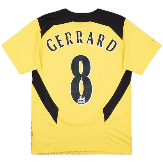2004-06 Liverpool Away Shirt Gerrard #8 - 3/10 - (XS)