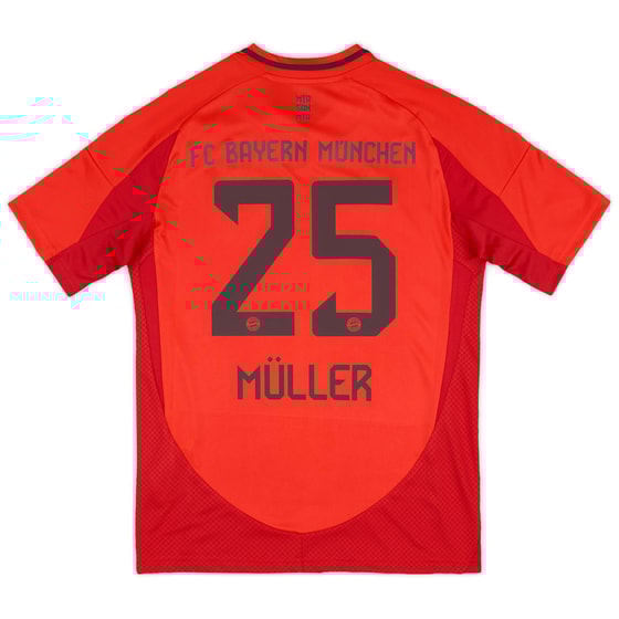 2024-25 Bayern Munich Home Shirt Muller #25 (KIDS)