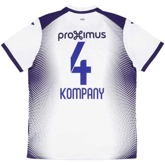 2019-20 Anderlecht Away Shirt Kompany #4 - 8/10 - (XXL)