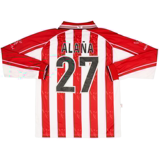 2001-04 Athletic Bilbao Home L/S Shirt Alana #27 - 7/10 - (XL)