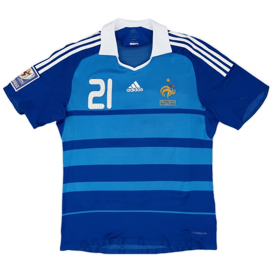 2008-09 France Match Issue World Cup Qualifier Home Shirt #21