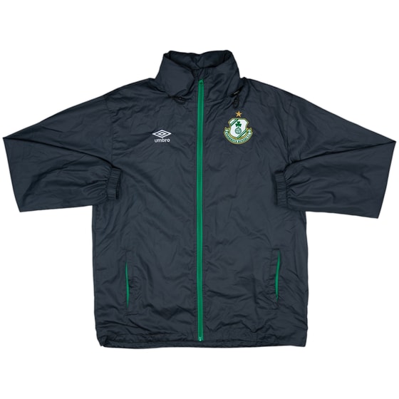 2011-12 Shamrock Rovers Umbro Hooded Rain Jacket - 8/10 - (M)