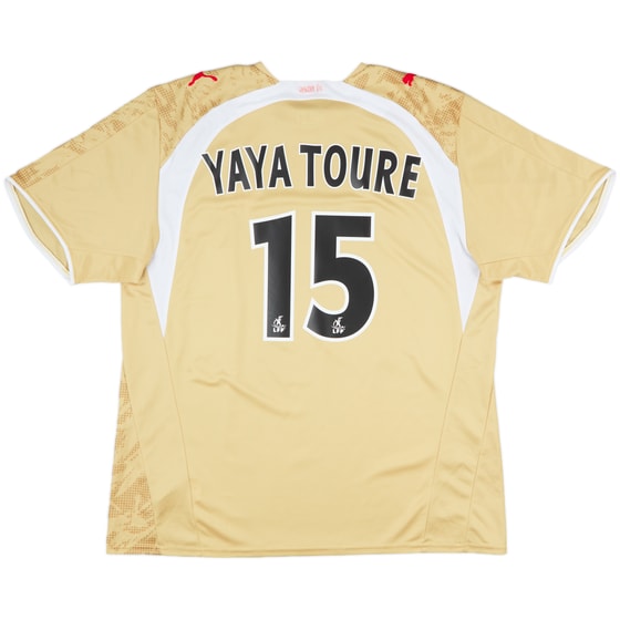 2006-07 Monaco Away Shirt Yaya Toure #15 - 9/10 - (XL)