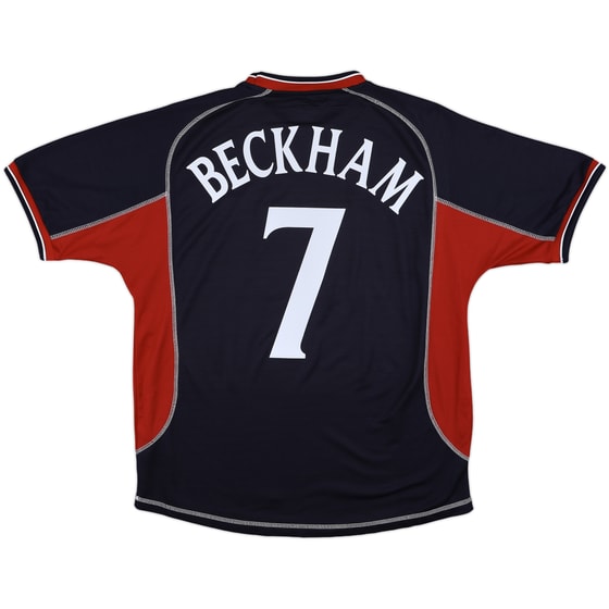 2000-01 Manchester United Third Shirt Beckham #7 - 8/10 - (L)