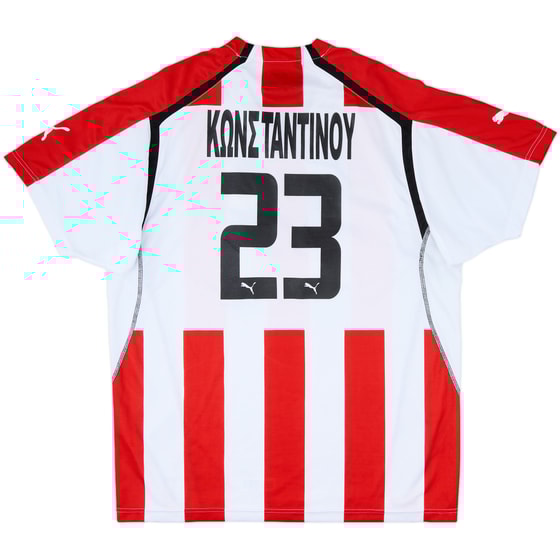 2005-06 Olympiakos Home Shirt Konstantinou #23 - 8/10 - (XL)