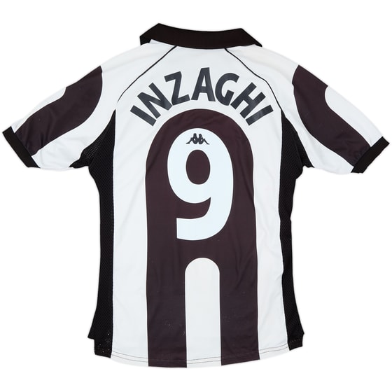 1997-98 Juventus Centenary Home Shirt Inzaghi #9 - 5/10 - (M)