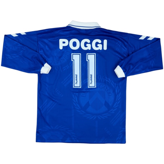 1997-98 Udinese Away L/S Shirt Poggi #11 - 8/10 - (XL)