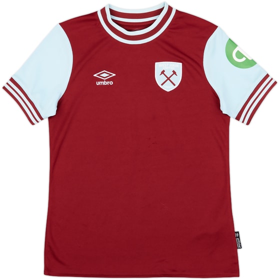 2024-25 West Ham Home Shirt - 6/10 - (M.Boys)