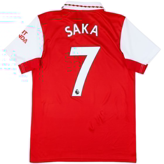 2022-23 Arsenal Home Shirt Saka #7 - 9/10 - (S)