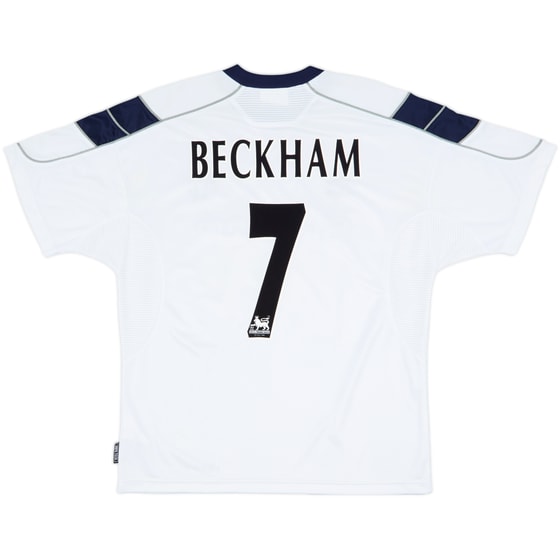 1999-00 Manchester United Third Shirt Beckham #7 - 9/10 - (L)