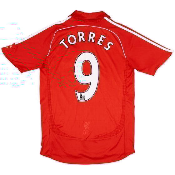 2006-08 Liverpool Home Shirt Torres #9 - 6/10 - (S)