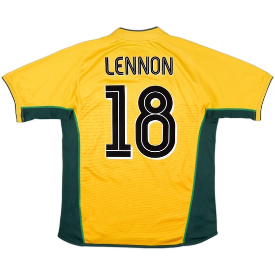 2002-03 Celtic Away Shirt Lennon #18 - 7/10 - (M)