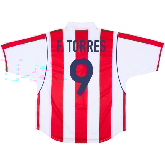 2001-02 Atletico Madrid Home Shirt F.Torres #9 - 7/10 - (XL)