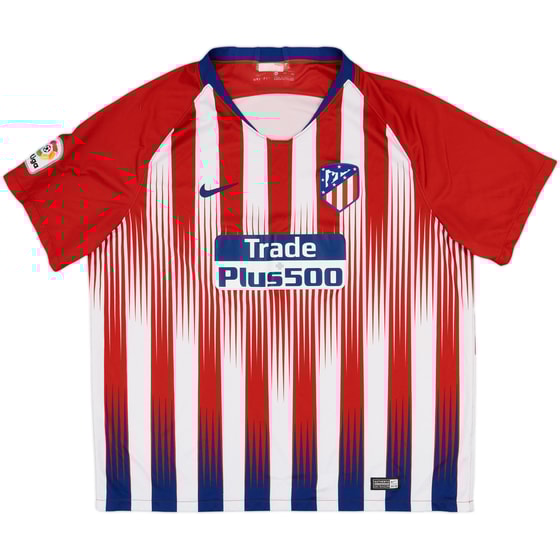 2018-19 Atletico Madrid Home Shirt - 8/10 - (XXL)