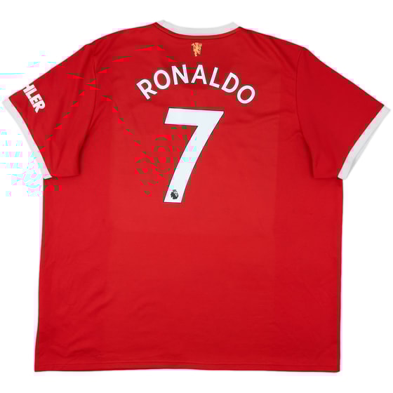 2021-22 Manchester United Home Shirt Ronaldo #7 - 7/10 - (3XL)