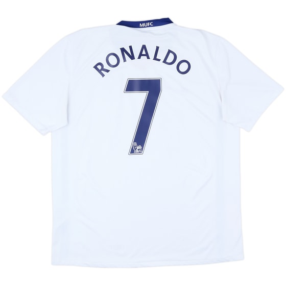 2008-10 Manchester United Away Shirt Ronaldo #7 - 6/10 - (L)