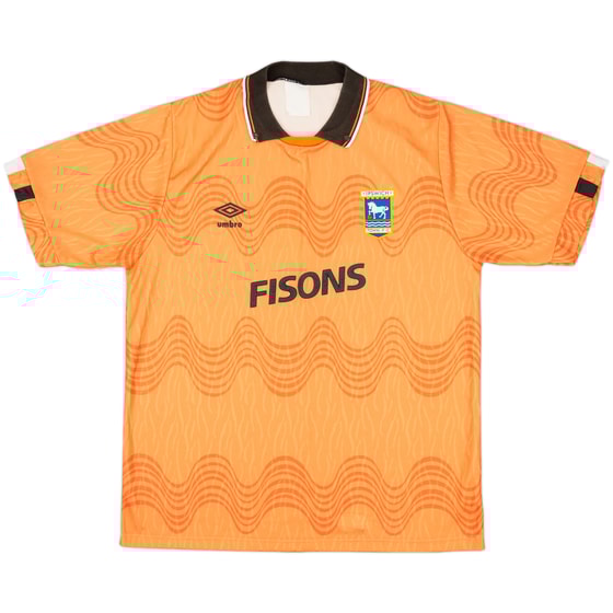 1989-92 Ipswich Away Shirt - 8/10 - (L)