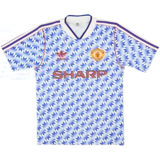 1990-92 Manchester United Away Shirt - 8/10 - (S)