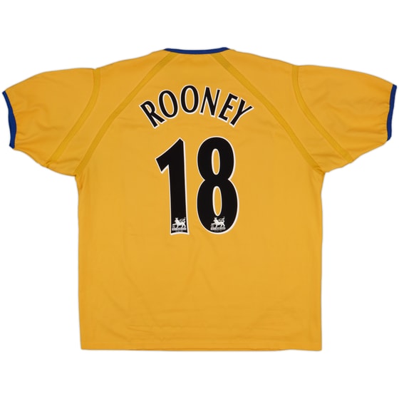 2003-04 Everton Away Shirt Rooney #18 - 7/10 - (XXL)