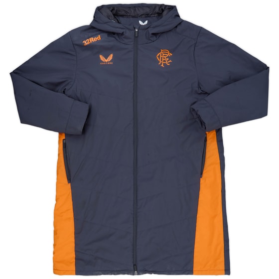 2023-24 Rangers Castore Padded Bench Coat - 7/10 - (XXL)