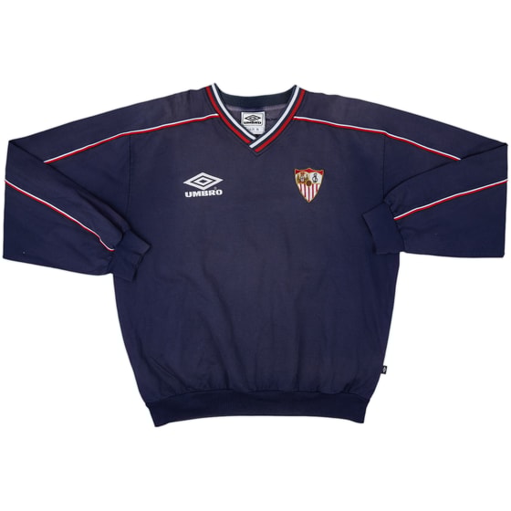 1998-99 Sevilla Umbro Sweat Top - 7/10 - (XL)