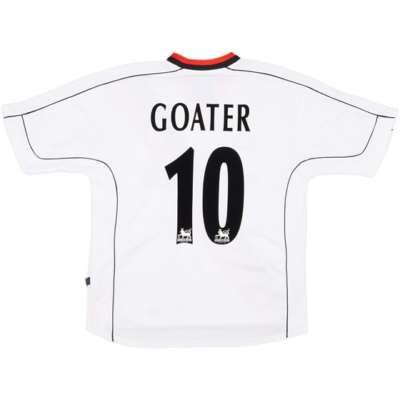 2002-03 Manchester City Away Shirt Goater #10 - 8/10 - (M)
