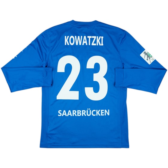 2014-15 FC Saarbrucken Frauen Match Issue Home L/S Shirt Kowatzki #23
