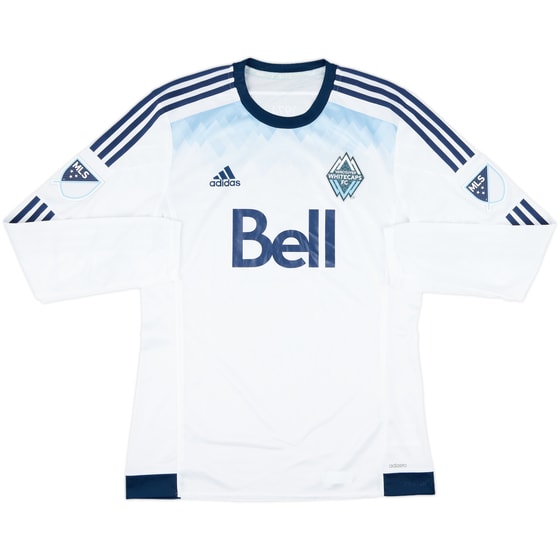 2015 Vancouver Whitecaps Authentic Home L/S Shirt - 7/10 - (L)