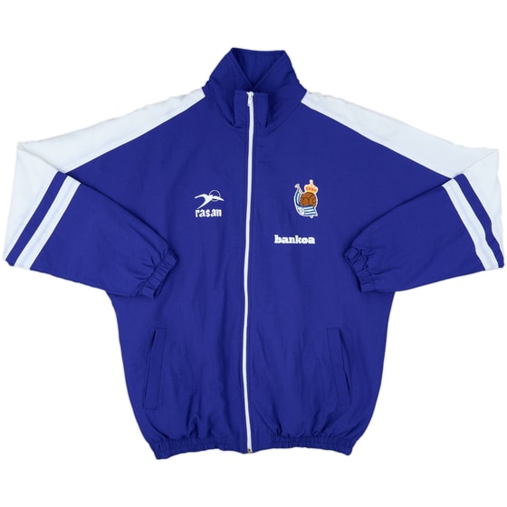 1993-94 Real Sociedad Rasan Track Jacket - 8/10 - (L)