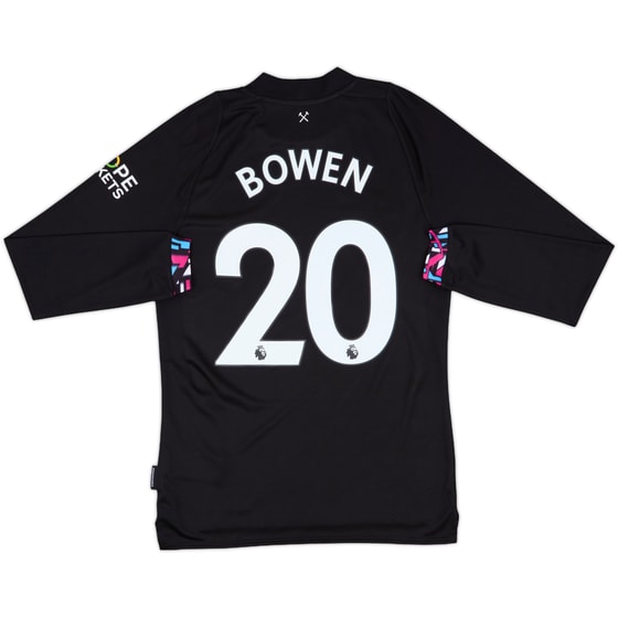 2022-23 West Ham United Away L/S Shirt Bowen #20 - 8/10 - (S)