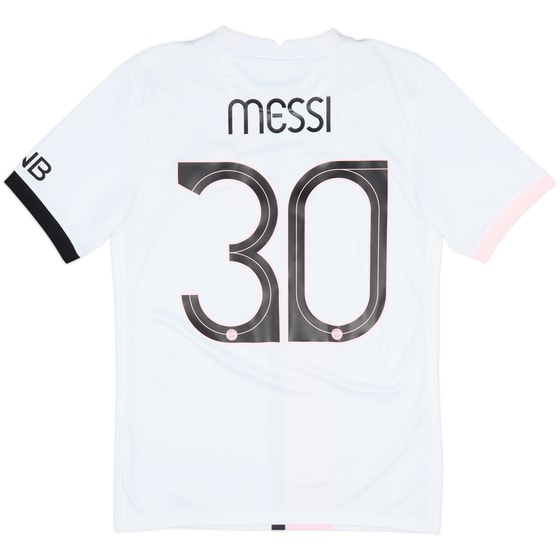 2021-22 Paris Saint-Germain Away Shirt Messi #30 - 7/10 - (S)
