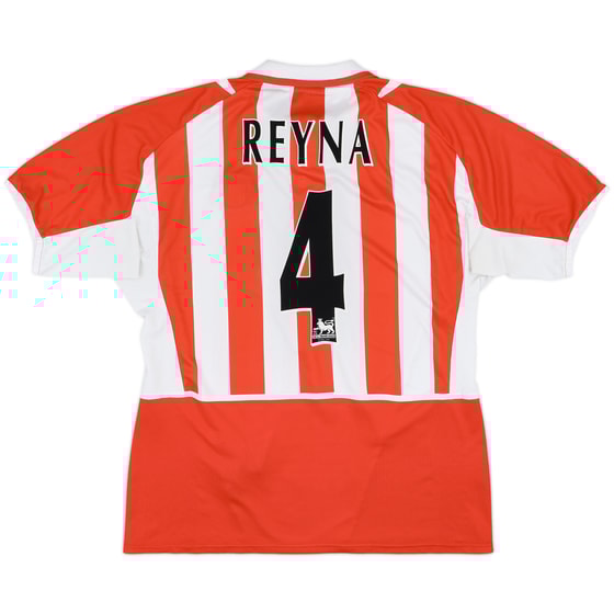 2002-04 Sunderland Home Shirt Reyna #4 - 8/10 - (XL)