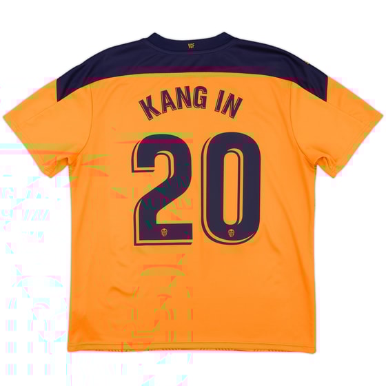 2020-21 Valencia Away Shirt Kang In #20 - 9/10 - (XL)