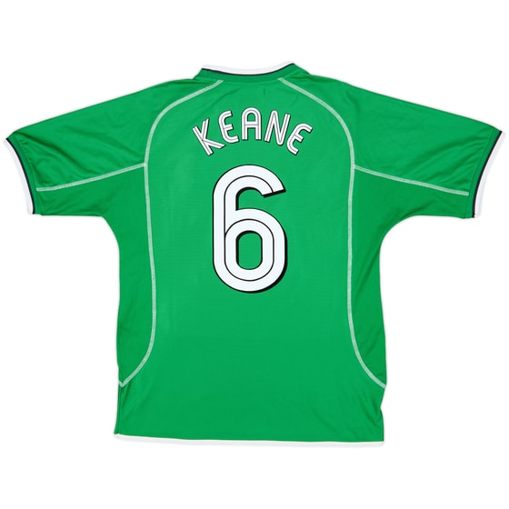 2001-03 Ireland Home Shirt Keane #6 - 6/10 - (M)