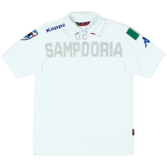 2008-09 Sampdoria Kappa Polo Shirt - 8/10 - (S)