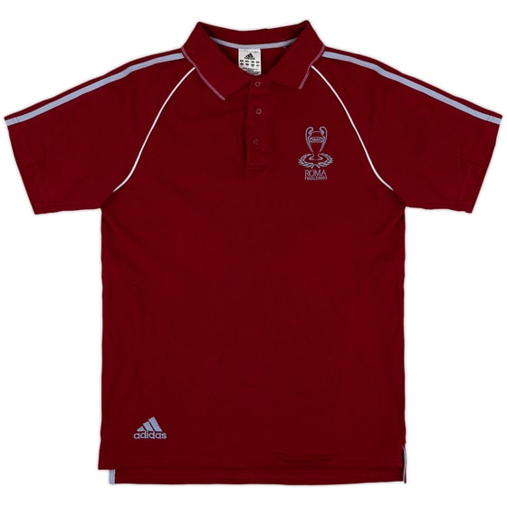 2009 adidas 'Roma Finale 2009' Promotional Polo Shirt - 9/10 - (L)