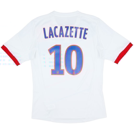 2012-13 Lyon Home Shirt Lacazette #10 - 8/10 - (M)