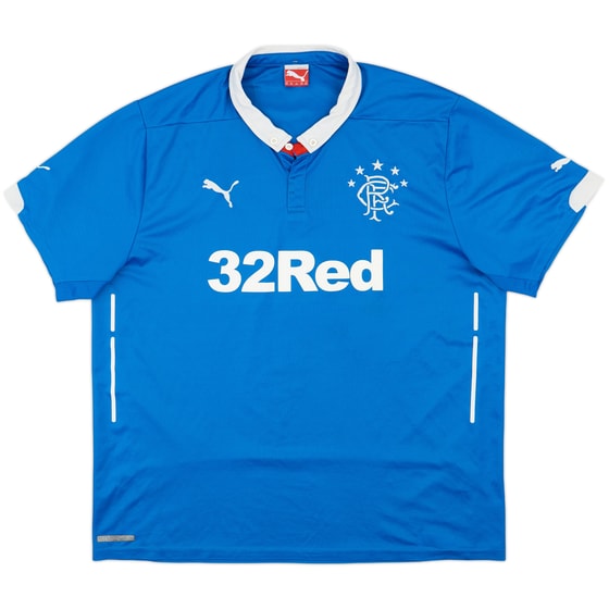 2014-15 Rangers Home Shirt - 7/10 - (XXL)